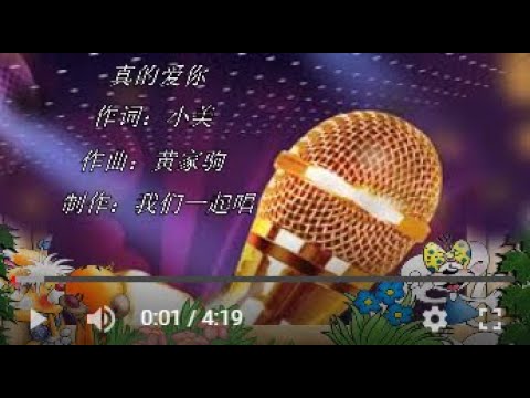 真的爱你  KTV