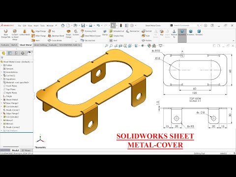 SolidWorks Sheet Metal Tutorial-Cover