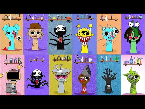 Incredibox Sprunki Rescue Sky, Tunner, Black, Raddy | Incredibox Sprunki SURVIVED Animation #sprunki