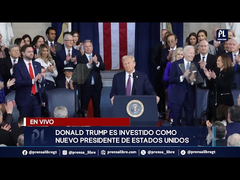 Donald Trump es investido por segunda ocasión como presidente de Estados Unidos este 20 de enero