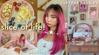 slice of life🧸 a week of new hobbies, adulting, grocery shopping 🛒 & being productive 