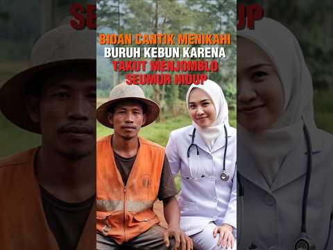 BIDAN CANTIK MENIKAHI BURUH KEBUN KARENA TAKUT JOMBLO SEUMUR HIDUP | Tau islam  #jejakislam