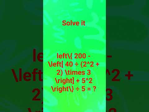 Can you solve this Maths puzzles? | Math puzzles bring test #mathgame #ytshorts#viralshorts #bobby