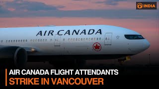 Air Canada flight attendants strike in Vancouver ⏩
