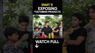 Exposing Youtubers Products Part 1 #shorts #fokus #fukrainsaan
