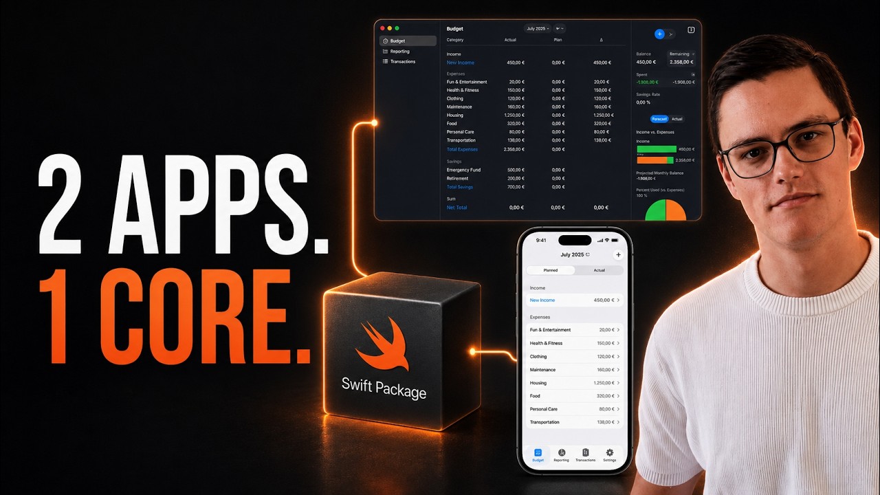 Sharing Code Between Native macOS and iOS Apps video thumbnail