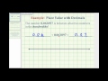 Understanding Decimal Place Values