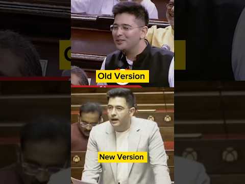 Raghav Chaddha Old vs New Version ๐ฑ๐ฅ #raghavchadha #politics #parliament #shorts #news