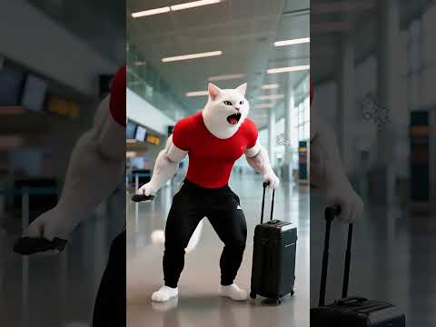 😠👊When the family was hurt by bad guys, Papa Cat fought back in anger #cat #shorts