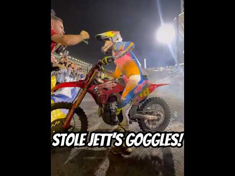 They stole Jett’s goggles!