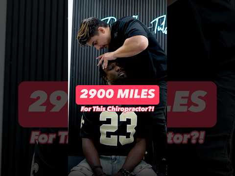 2900 MILES for this Chiropractor‼️  #chiropractic #asmr #trending #shorts