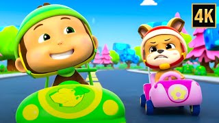 Go Kart Racing Fun - Funny Car Cartoon & Kids Comedy Videos