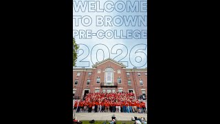 Welcome to Brown Pre-College 2026!