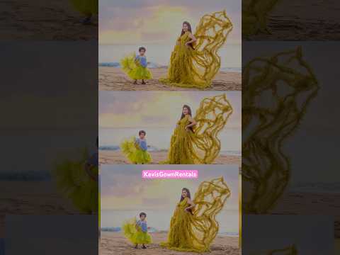 BTS vs Output Rent photoshoot gown ​⁠@KavisRentalBoutique  #maternityshoot