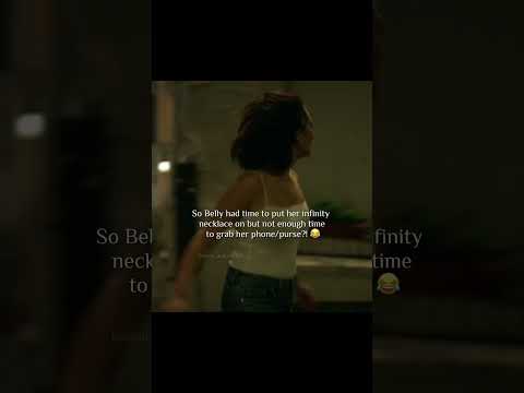 So Belly had time to put her infinity necklace on but not enough time to grab her phone/purse?! 😂😂