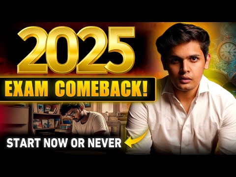 Biggest Exam Comeback in 2025🔥| Study Motivational Video | Prashant Kirad