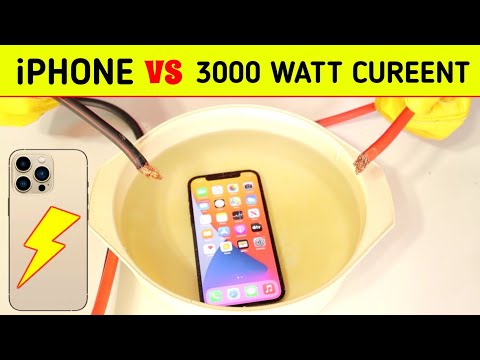iPhone vs 3000 watt current in water 😱 | क्या iPhone जीत पाएगा | FactLez | #shorts
