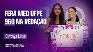 Cinthya é fera medicina pela UFPE | ENEM e Vestibulares - CFPONLINE