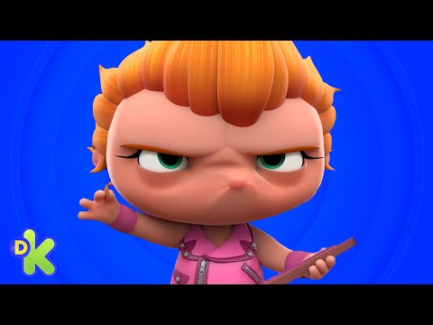 A creche também escuta música clássica | Mini Beat Power Rockers | Discovery Kids Brasil