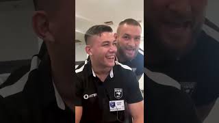 JWH being a pest 😂 #kiwis #newzealand #josephmanu #jwh #madbutcher