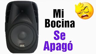 BOCINA AMPLIFICADA NO ENCIENDE || FÁCIL SOLUCIÓN - PARA PRINCIPIANTES