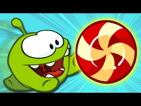 Om Nom y gran sabor a caramelo | Aprenda colores y tamaños con Om Nom