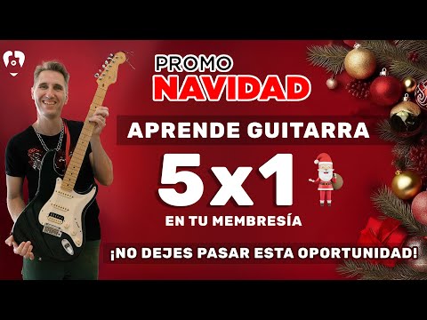 Esta NAVIDAD cumple tu sueño de aprender a tocar guitarra | Promo 5x1 #navidad TCDG