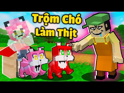 MỀU THỬ THÁCH TRỐN KHỎI BÁC SĨ THÚ Y KINH DỊ TRONG MINECRAFT*REDHOOD BẤT NGỜ DÍNH LỜI NGUYỀN LÀM CHÓ