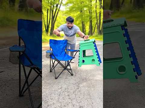 Super Strong Folding Stool and Chair Unboxing🔥