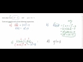 Function Notation and Simplification