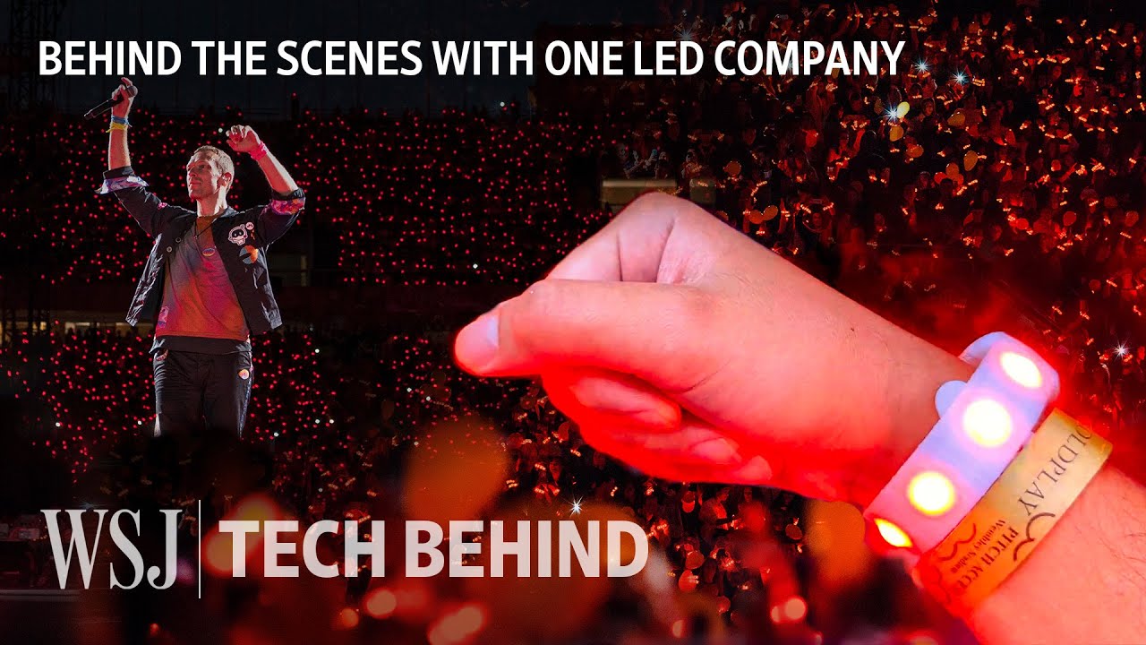 How Concert LED Wristbands Work | WSJ Tech Behind