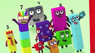 🌈 Zählen lernen mit dem Regenbogen | Zahlen für Kinder | Lerncartoon | Numberblocks auf Deutsch
