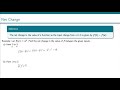 Net Change in Functions