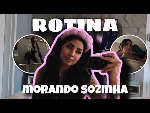 ROTINA DA MANHÃ MORANDO SOZINHA