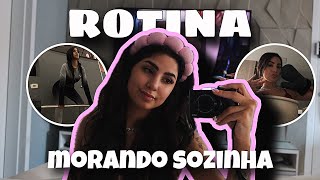 ROTINA DA MANHÃ MORANDO SOZINHA