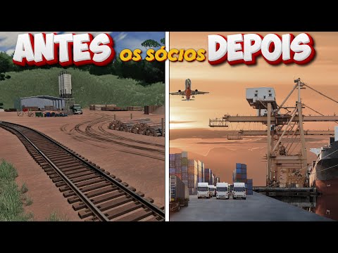 Farming simulator 22 | Projeto Terminal Multimodal para escoar nossas safras  | Os sócios #25