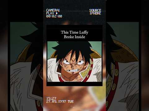 This Time Luffy Broke Inside || Sad Moment Of Monkey D Luffy 🔥 #shorts #anime #onepiece