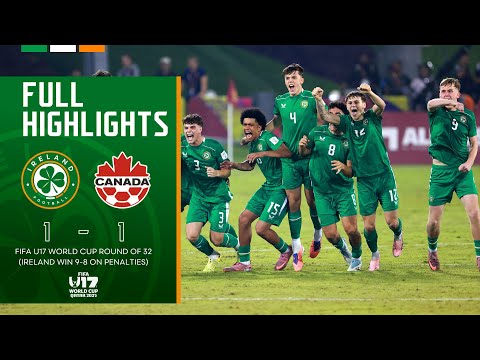 HIGHLIGHTS | Ireland U17 1-1 Canada U17 (Ireland win 9-8 on pens) | FIFA U17 World Cup Round of 32