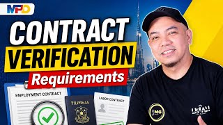 CONTRACT VERIFICATION REQUIREMENTS 