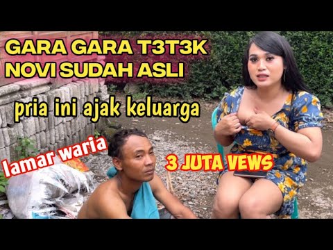 PRIA INI RELA JAUH DATANG DARI JOMBANG mau melemar novi? dia gak tau ,?