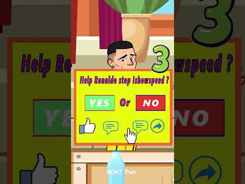 Test IQ Challenge Ronaldo x Messi x IshowSpeed With Squeeze Bottle