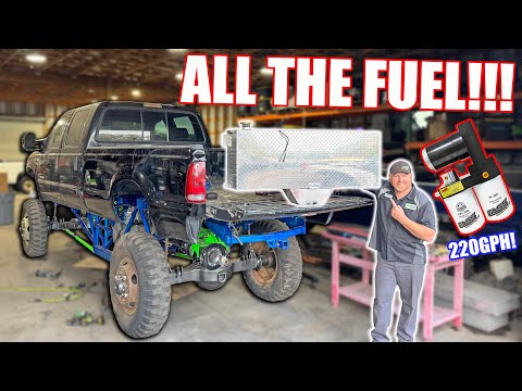 The OG JH Diesel Mega Mud Truck Gets A Custom New Fuel System!!! 220 Gallons Per HOUR!!!