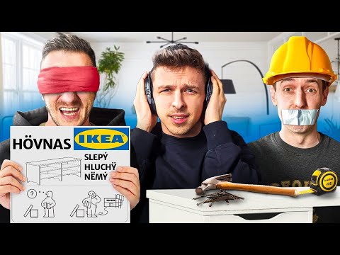 SLEPÝ, HLUCHÝ A NĚMÝ STAVÍ SKŘÍŇ! 👷‍♂️