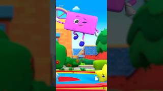 Five Little Shapes Song for Kids #shorts #kidssongs #counting #shapessong #learning #nurseryrhymes