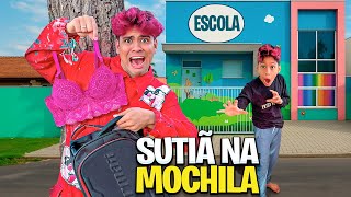 ACHAMOS UM SUTIÃ NA MOCHILA DO RICHARD😱*De quem será ?