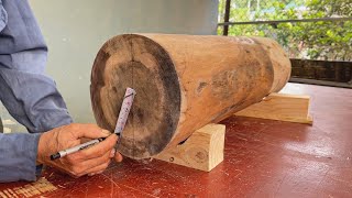 Easy Wood Craft Projects That Anyone Can Do // Build Desk From Available Solid Wood