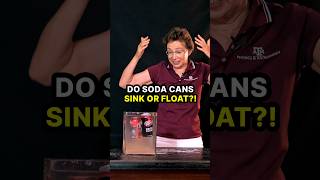 Do soda cans sink or float? #sinkorfloat #diy #shorts #DrTatiana