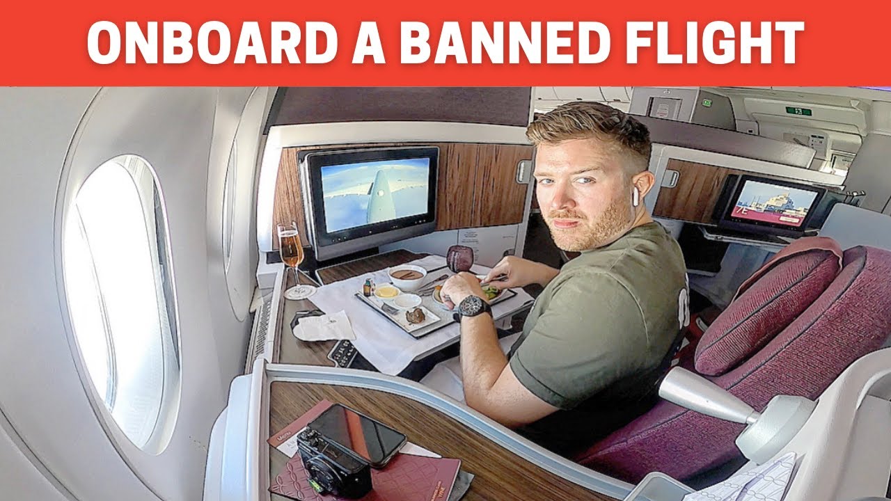 ONBOARD Qatar Airways BANNED Flight -in Business Class- - Trek Trendy