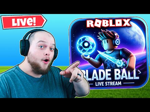 NEW UPDATE!!! ) BLADE BALL WITH VIEWERS roblox 