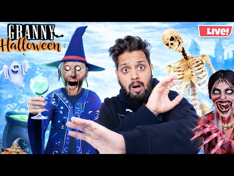 AAO GRANNY KHELE || GRANNY LIVE HORROR GAMEPLAY VIDEO #1 #granny #shorts #shortslive #horrorgame